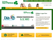 Tablet Screenshot of colegiodesanpatricio.edu.co